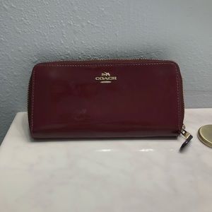 Red Coach wallet